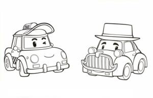 Robocar Poli boyama sayfası,  coloring page, Robocar Poli Ücretsiz Yazdırılabilir, 