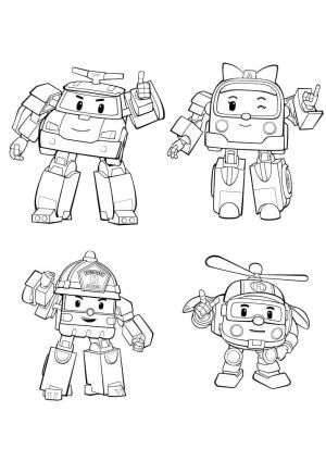 Robocar Poli boyama sayfası,  coloring page, Ücretsiz Robocar Poli, 