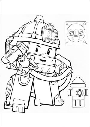 Robocar Poli boyama sayfası,  coloring page, Robocar Poli’yi Yazdır, 