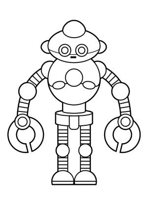 Robot boyama sayfası,  coloring page, Robot Ücretsiz Resimler Çizmek, 