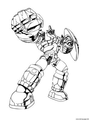 Robot boyama sayfası,  coloring page, Robot Saldırısı, 