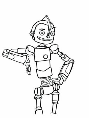 Robot boyama sayfası,  coloring page, Robot havalı Ücretsiz, 