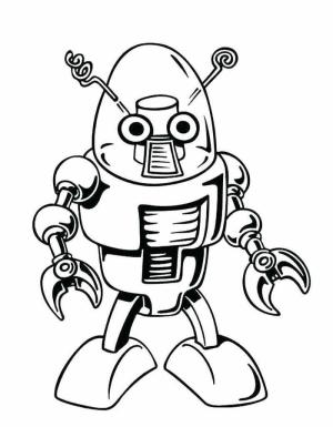 Robot boyama sayfası,  coloring page, İyi Robot, 