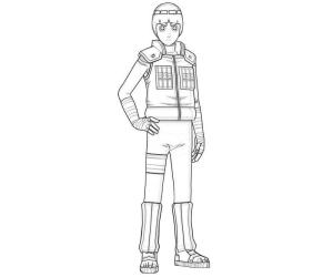 Rock Lee boyama sayfası,  coloring page, Müthiş Rock Lee, 