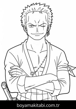Roronoa Zoro boyama sayfası 48416,  coloring page, 