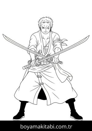 Roronoa Zoro boyama sayfası 48427,  coloring page, 