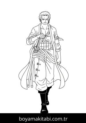 Roronoa Zoro boyama sayfası 48414,  coloring page, 