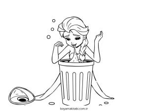 Royal Princess boyama sayfası – yaratıcılığı geliştirir, keyifli zaman