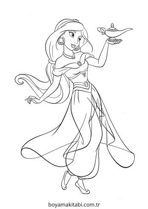 Royal Princess boyama sayfası – boyama çalışması, yaratıcılığı geliştirir