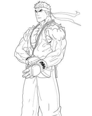 Ryu boyama sayfası,  coloring page, Serin Ryu, 