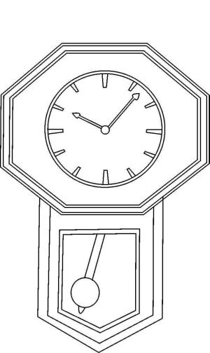 Saat boyama sayfası,  coloring page, Şaşırtıcı Saat, 