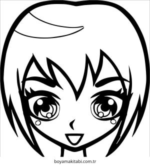 Saç boyama sayfası – sanatsal çalışma, çocuklar için