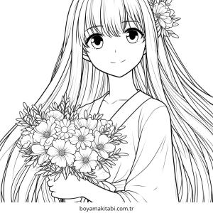 Saç boyama sayfası – okul öncesi, evde etkinlik