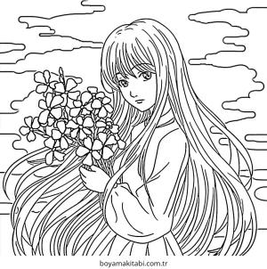 Saç boyama sayfası – yaratıcılığı geliştirir, keyifli zaman