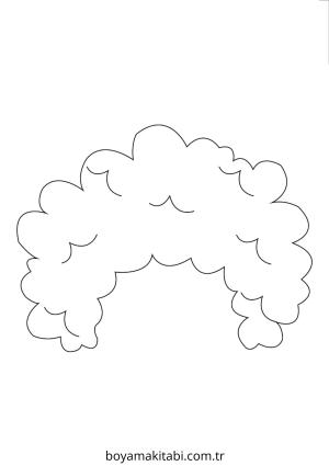 Saç boyama sayfası – ücretsiz yazdır, boyama etkinliği