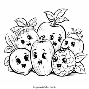 Sağlıklı Alışkanlıklar boyama sayfası – evde etkinlik, ücretsiz yazdır