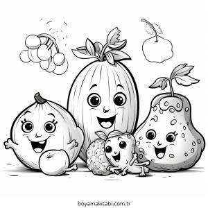 Sağlıklı Alışkanlıklar boyama sayfası – yaratıcılık, eğlenceli etkinlik