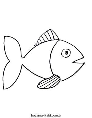 Sağlıklı Yiyecekler boyama sayfası – çizgi film temalı, basit çizim