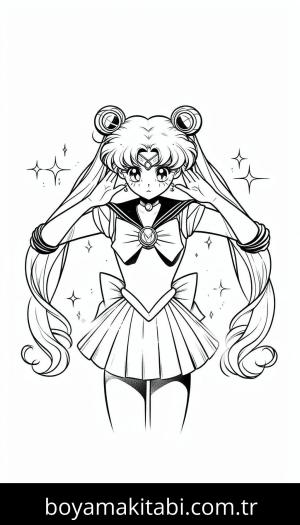 Sailor Moon boyama sayfası 48434,  coloring page, 