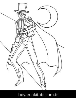 Sailor Moon boyama sayfası – PDF indir, sevimli karakter