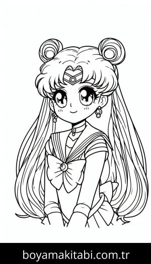 Sailor Moon boyama sayfası 48437,  coloring page, 