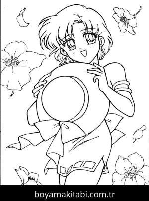 Sailor Moon boyama sayfası – keyifli zaman, renkli çizimler