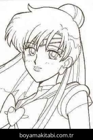 Sailor Moon boyama sayfası 48450,  coloring page, 