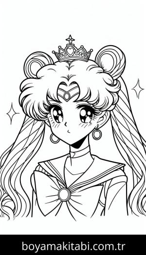 Sailor Moon boyama sayfası 48436,  coloring page, 