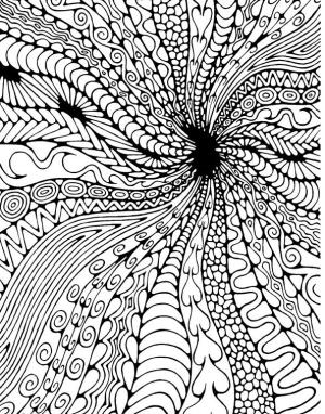 Sanat Terapisi boyama sayfası,  coloring page, desenler, 