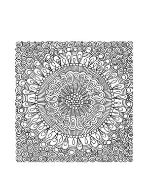 Sanat Terapisi boyama sayfası,  coloring page, sanat terapisi mandala deseni, 