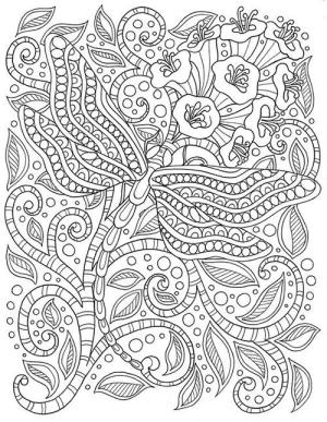 Sanat Terapisi boyama sayfası,  coloring page, büyülü yusufçuk, 