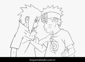 Sasuke Uchiha boyama sayfası – ücretsiz yazdır, boyama etkinliği