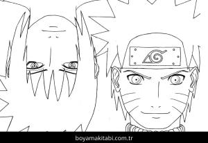 Sasuke Uchiha boyama sayfası – çocuk aktivitesi, PDF indir