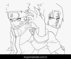 Sasuke Uchiha boyama sayfası – boyama etkinliği, çocuk aktivitesi