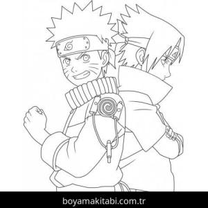 Sasuke Uchiha boyama sayfası – evde etkinlik, ücretsiz yazdır