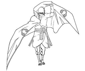 Sasuke boyama sayfası,  coloring page, Iyi Sasuke, 