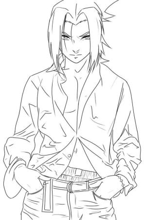 Sasuke boyama sayfası,  coloring page, Inanılmaz Sasuke, 