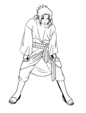 Sasuke boyama sayfası,  coloring page, Mükemmel Sasuke, 