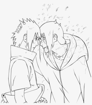 Sasuke boyama sayfası,  coloring page, Itachi ve Sasuke, 