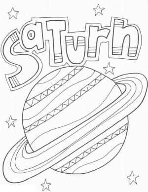 Satürn boyama sayfası,  coloring page, Doodle Satürn, 