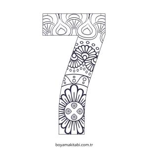 Sayılar boyama sayfası – ücretsiz yazdır, boyama etkinliği