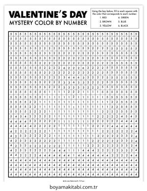 Sayılar boyama sayfası – keyifli zaman, renkli çizimler