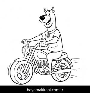 Scooby Doo boyama sayfası – okul öncesi, evde etkinlik