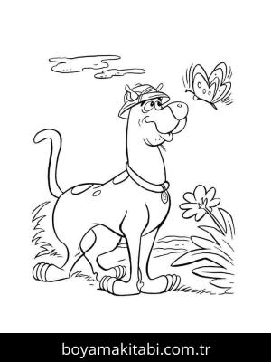 Scooby Doo boyama sayfası – yaratıcılık, eğlenceli etkinlik