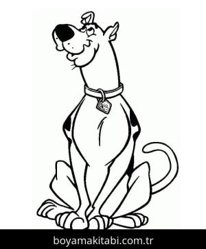 Scooby Doo boyama sayfası – boyama etkinliği, çocuk aktivitesi