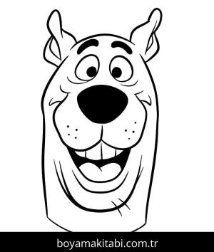Scooby Doo boyama sayfası – PDF indir, sevimli karakter