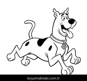 Scooby Doo boyama sayfası – yaratıcılık, eğlenceli etkinlik