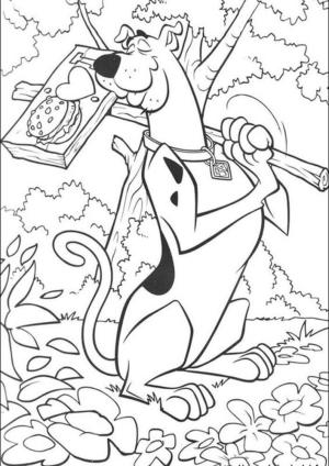 Scooby Doo boyama sayfası,  coloring page, Komik Scooby Doo, 