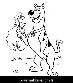 Scooby Doo boyama sayfası – okul öncesi, evde etkinlik
