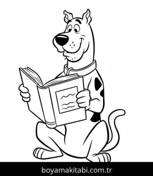 Scooby Doo boyama sayfası – eğitici aktivite, yaratıcılık